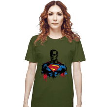 Load image into Gallery viewer, Shirts T-Shirts, Unisex / Small / Military Green Return Of Kryptonian