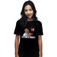 Load image into Gallery viewer, Secret_Shirts T-Shirts, Unisex / Small / Black Is This A Trap?