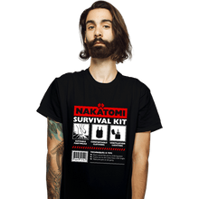 Load image into Gallery viewer, Daily_Deal_Shirts T-Shirts, Unisex / Small / Black Nakatomi Survival Kit