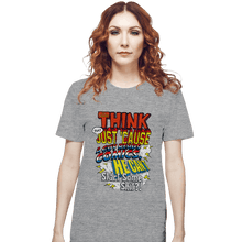 Load image into Gallery viewer, Daily_Deal_Shirts T-Shirts, Unisex / Small / Sports Grey Just Cause A Guy Reads Comics