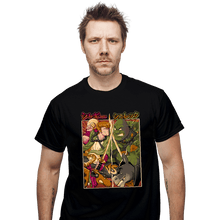 Load image into Gallery viewer, Daily_Deal_Shirts T-Shirts, Unisex / Small / Black Samurai Sukubi vs Shurekku