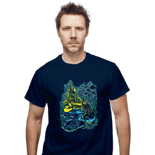 Load image into Gallery viewer, Secret_Shirts T-Shirts, Unisex / Small / Navy Impressionist Mermaid