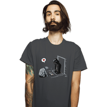 Load image into Gallery viewer, Shirts T-Shirts, Unisex / Small / Charcoal Cat-At's New Gift