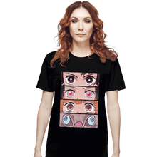Load image into Gallery viewer, Shirts T-Shirts, Unisex / Small / Black Demon Eyes