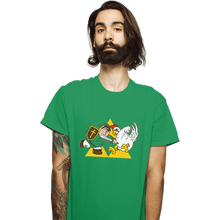 Load image into Gallery viewer, Shirts T-Shirts, Unisex / Small / Irish Green Hylian Guy