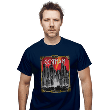 Load image into Gallery viewer, Shirts T-Shirts, Unisex / Small / Navy Visit Gotham