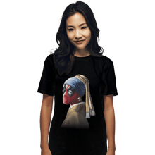Load image into Gallery viewer, Shirts T-Shirts, Unisex / Small / Black Hero With A Pearl Earring