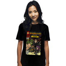 Load image into Gallery viewer, Secret_Shirts T-Shirts, Unisex / Small / Black No Way Home Comics