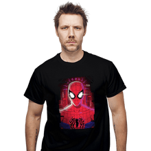 Load image into Gallery viewer, Daily_Deal_Shirts T-Shirts, Unisex / Small / Black Glitch Peter Spider
