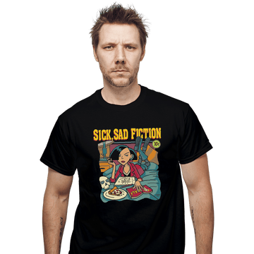 Shirts T-Shirts, Unisex / Small / Black Sick Sad Fiction