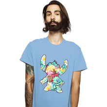 Load image into Gallery viewer, Shirts T-Shirts, Unisex / Small / Powder Blue Magical Silhouettes - Stitch
