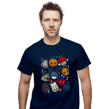 Load image into Gallery viewer, Daily_Deal_Shirts T-Shirts, Unisex / Small / Navy Halloween Fruit