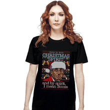 Load image into Gallery viewer, Shirts T-Shirts, Unisex / Small / Black Christmas Spirit