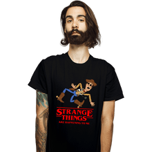 Load image into Gallery viewer, Secret_Shirts T-Shirts, Unisex / Small / Black Strange Things