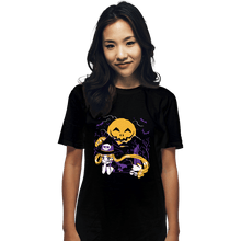 Load image into Gallery viewer, Daily_Deal_Shirts T-Shirts, Unisex / Small / Black Magical Halloween Moon