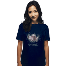 Load image into Gallery viewer, Shirts T-Shirts, Unisex / Small / Navy Squirrel