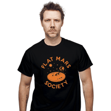 Load image into Gallery viewer, Shirts T-Shirts, Unisex / Small / Black Flat Mars Society