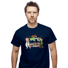 Load image into Gallery viewer, Daily_Deal_Shirts T-Shirts, Unisex / Small / Navy Dragon Fighter