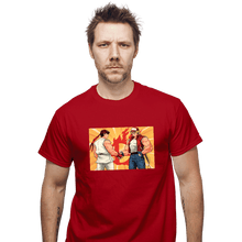 Load image into Gallery viewer, Shirts T-Shirts, Unisex / Small / Red Famous Handshake