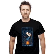 Load image into Gallery viewer, Daily_Deal_Shirts T-Shirts, Unisex / Small / Black Tarot Ghibli The Lovers