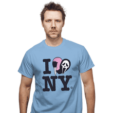 Load image into Gallery viewer, Daily_Deal_Shirts T-Shirts, Unisex / Small / Powder Blue Ghostface Loves NY