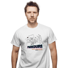 Load image into Gallery viewer, Daily_Deal_Shirts T-Shirts, Unisex / Small / White Parkour!