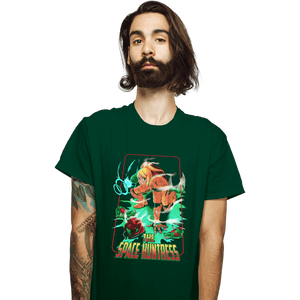 Shirts T-Shirts, Unisex / Small / Forest The Space Huntress