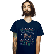 Load image into Gallery viewer, Shirts T-Shirts, Unisex / Small / Navy This Is The Sleigh