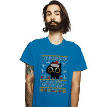 Load image into Gallery viewer, Daily_Deal_Shirts T-Shirts, Unisex / Small / Sapphire Where Is My Present