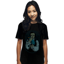 Load image into Gallery viewer, Shirts T-Shirts, Unisex / Small / Black Poe And The Black Cat
