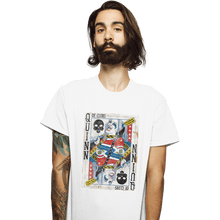 Load image into Gallery viewer, Shirts T-Shirts, Unisex / Small / White Quinn of Clubs