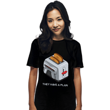 Load image into Gallery viewer, Daily_Deal_Shirts T-Shirts, Unisex / Small / Black Frakking Toaster