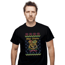 Load image into Gallery viewer, Shirts T-Shirts, Unisex / Small / Black Magic Christmas