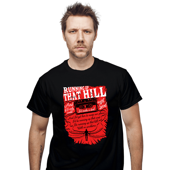 Daily_Deal_Shirts T-Shirts, Unisex / Small / Black Running Up That Hill Tape