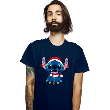 Load image into Gallery viewer, Secret_Shirts T-Shirts, Unisex / Small / Navy Ohana Christmas Holiday