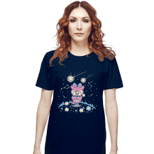 Load image into Gallery viewer, Shirts T-Shirts, Unisex / Small / Navy Starry Owl