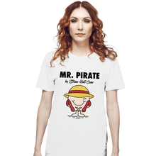 Load image into Gallery viewer, Shirts T-Shirts, Unisex / Small / White The Little Mr Pirate