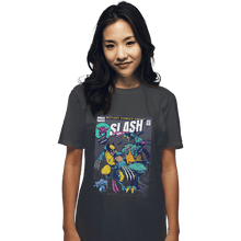 Load image into Gallery viewer, Shirts T-Shirts, Unisex / Small / Charcoal Wolverine VS Slash