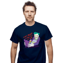 Load image into Gallery viewer, Secret_Shirts T-Shirts, Unisex / Small / Navy Can't Sleep Clowns Will Eat Me