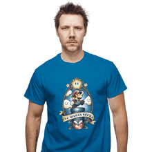 Load image into Gallery viewer, Shirts T-Shirts, Unisex / Small / Sapphire Super Old School Gamer