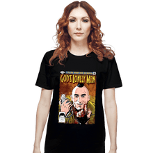 Load image into Gallery viewer, Secret_Shirts T-Shirts, Unisex / Small / Black God's Lonely Man