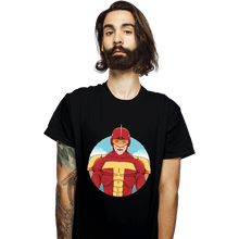 Load image into Gallery viewer, Shirts T-Shirts, Unisex / Small / Black Turbo Man