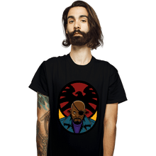 Load image into Gallery viewer, Secret_Shirts T-Shirts, Unisex / Small / Black Fury Shield