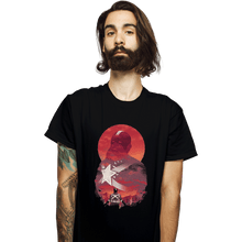 Load image into Gallery viewer, Shirts T-Shirts, Unisex / Small / Black Red Guardian Sun
