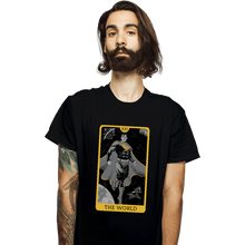 Load image into Gallery viewer, Daily_Deal_Shirts T-Shirts, Unisex / Small / Black JL Tarot - The World