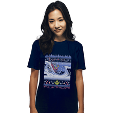 Load image into Gallery viewer, Shirts T-Shirts, Unisex / Small / Navy Cuddly As A Cactus
