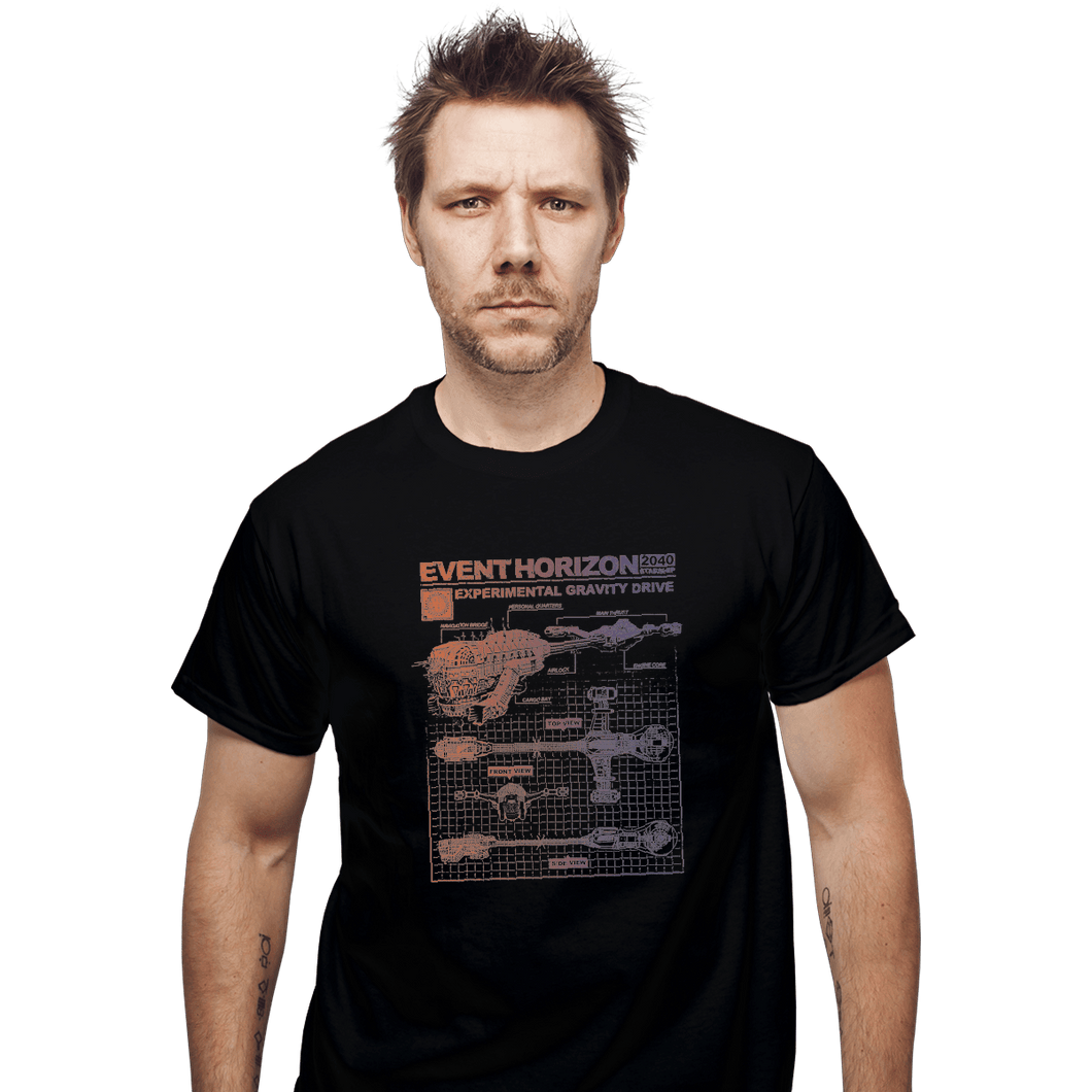 Shirts T-Shirts, Unisex / Small / Black Event Horizon Specs