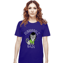 Load image into Gallery viewer, Daily_Deal_Shirts T-Shirts, Unisex / Small / Violet Purrrrrple Rain