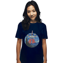 Load image into Gallery viewer, Shirts T-Shirts, Unisex / Small / Navy Starry Fighter
