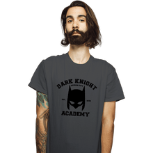 Load image into Gallery viewer, Shirts T-Shirts, Unisex / Small / Charcoal Dark Knight Academy